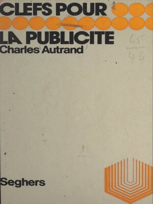cover image of La publicité